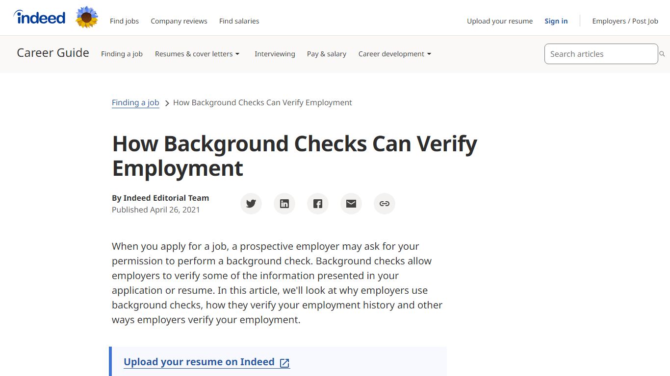 How Background Checks Can Verify Employment | Indeed.com